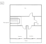 Casa adosada en el centro de Ares con terraza y vistas parciales al mar