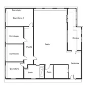 Piso reformado en Caranza, Ferrol.