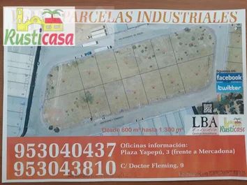 Solar Industrial En Venta Polígono San Cristobal Bailén,  Jaén CP 23710