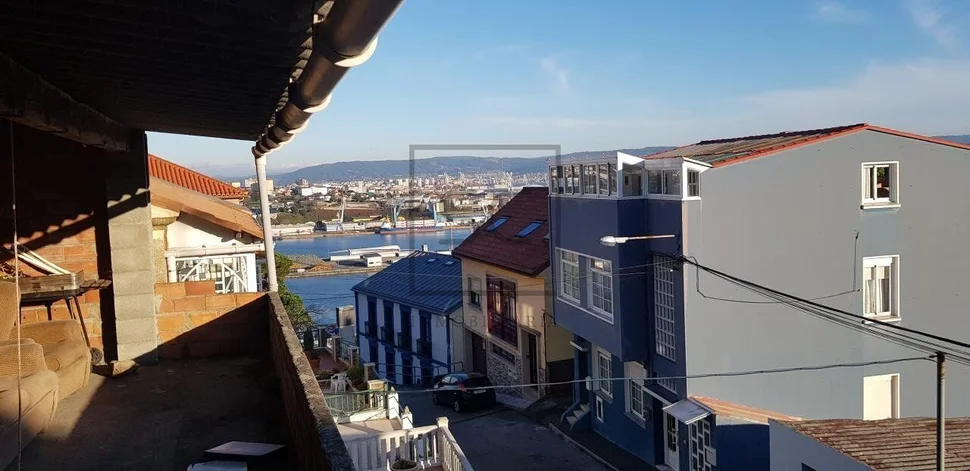 Casas de piedra en la graña, ferrol
