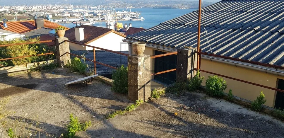 Casas de piedra en la graña, ferrol