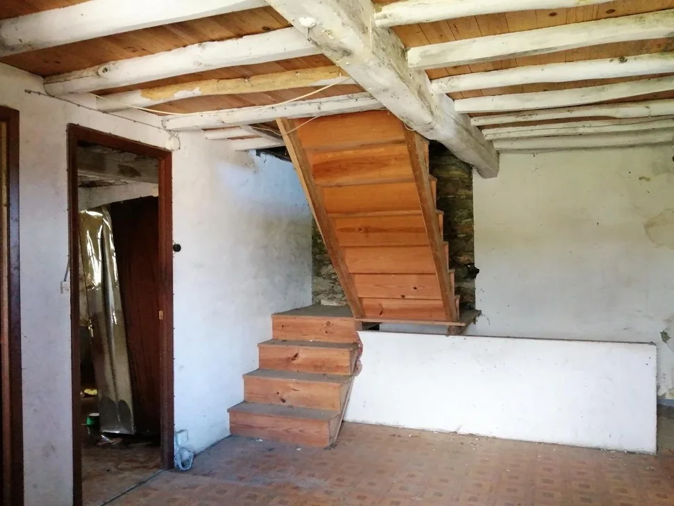 Casa de piedra para rehabilitar en narahío, san sadurniño