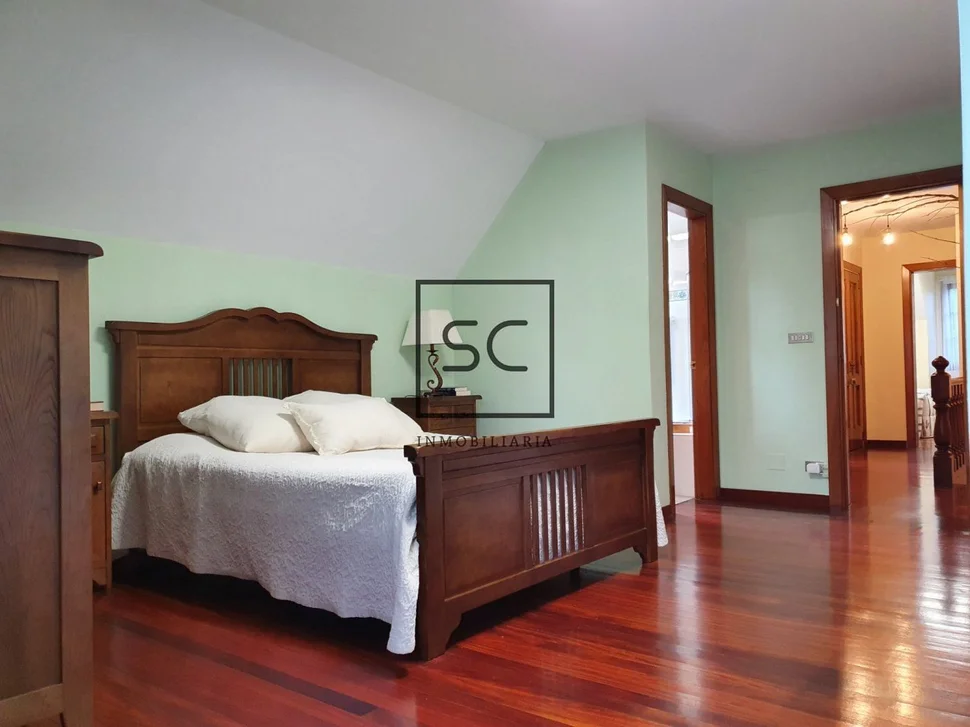 Chalet con piscina y finca en maniños, fene