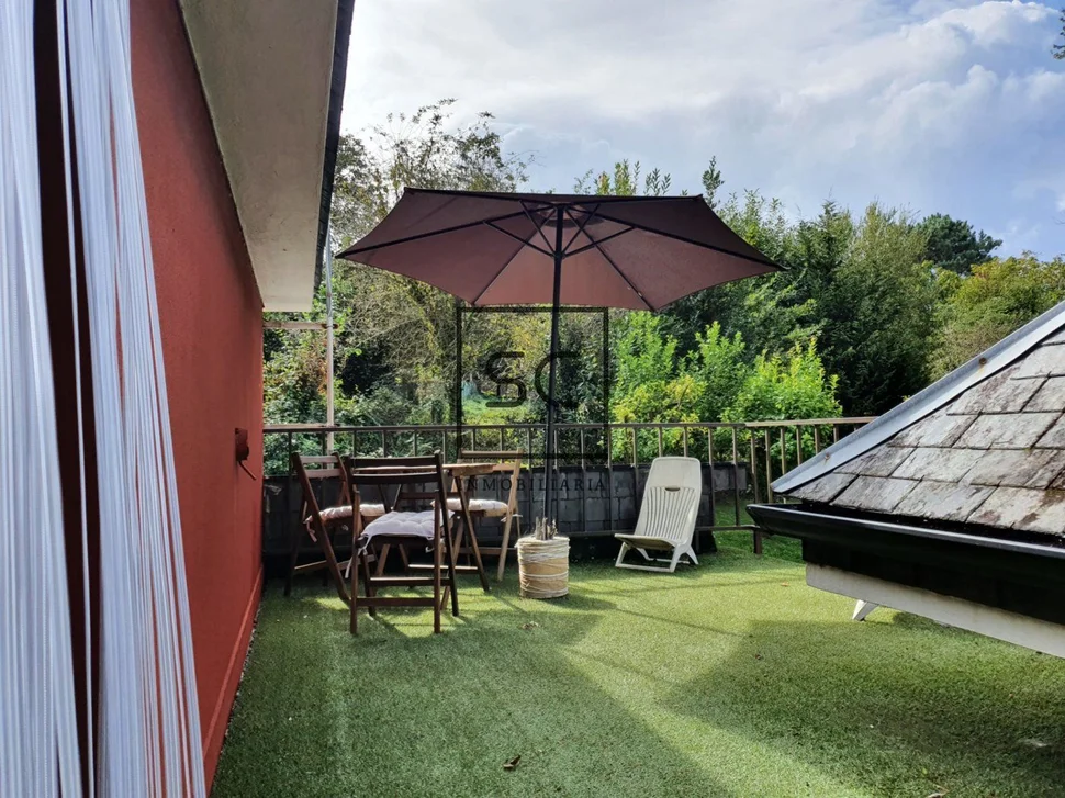 Chalet con piscina y finca en maniños, fene