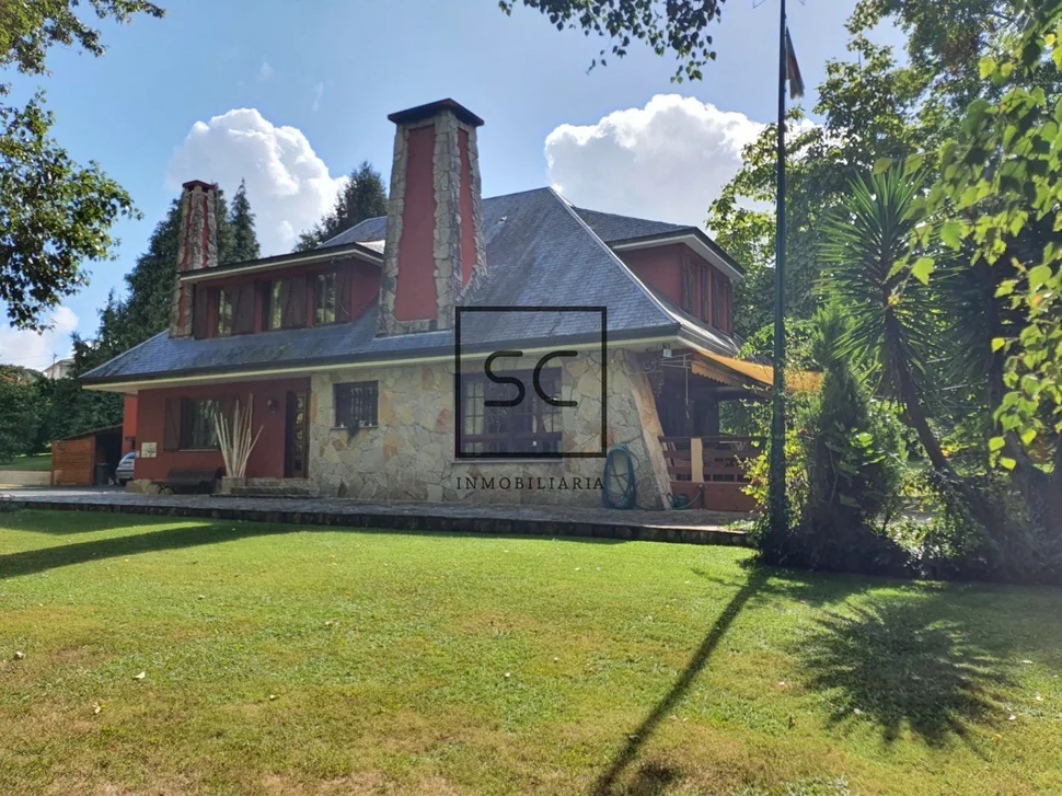 Chalet con piscina y finca en maniños, fene