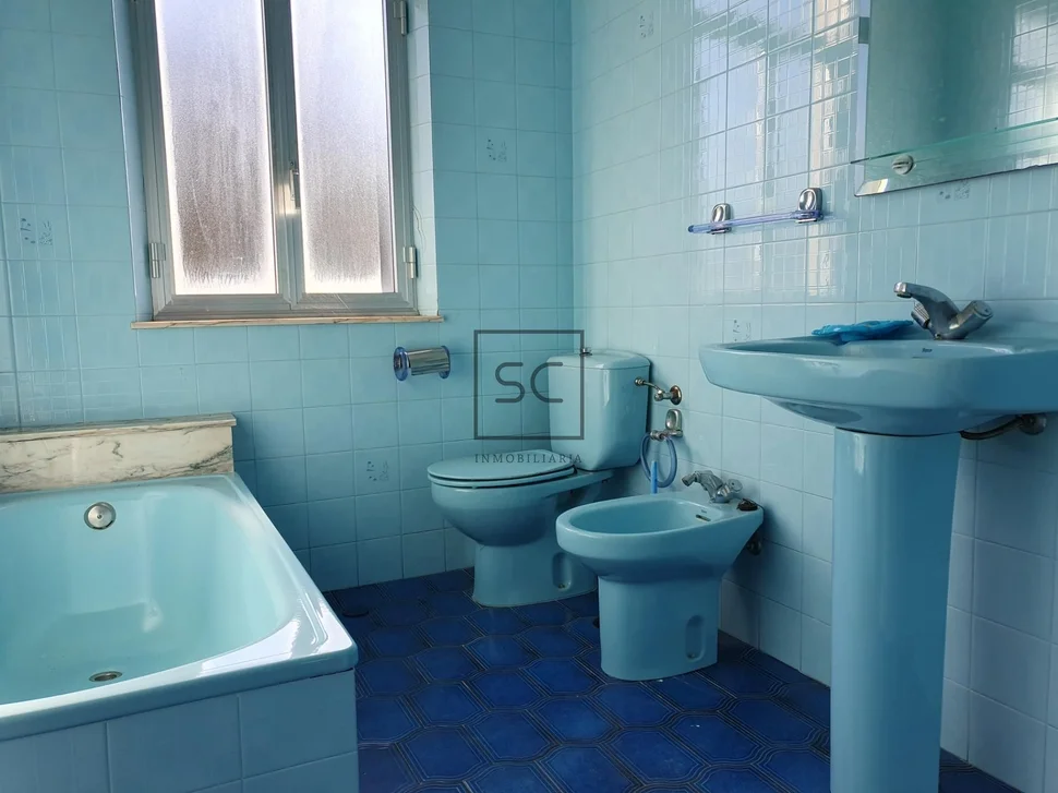 Edificio con garaje y finca