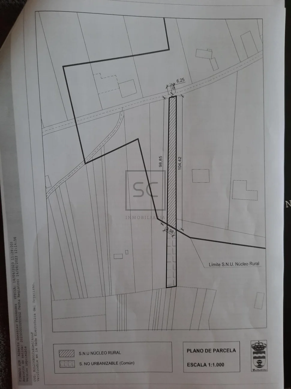 Terreno urbanizable para unifamiliar