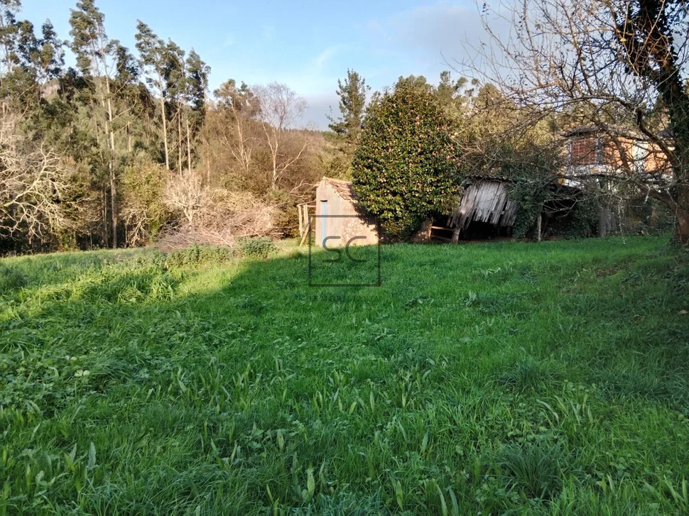 Casa de piedra con hórreo y finca en ferreira-san sadurniño