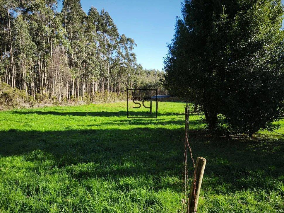 Casa de piedra con garaje y finca en cerdido