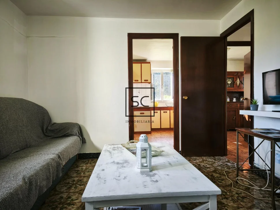 Casa de piedra con garaje y finca en cerdido