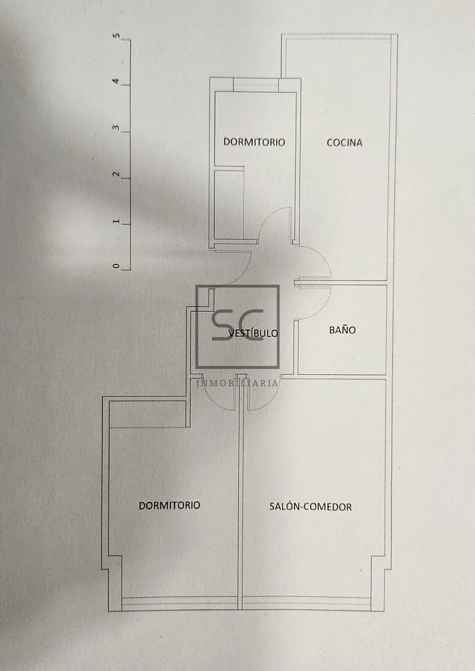 Apartamento amueblado con ascensor en Ferrol