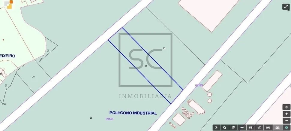 Terreno urbano industrial