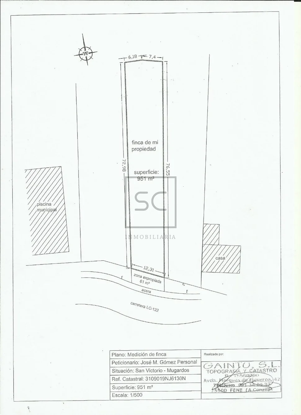 Finca urbana en franza-mugardos