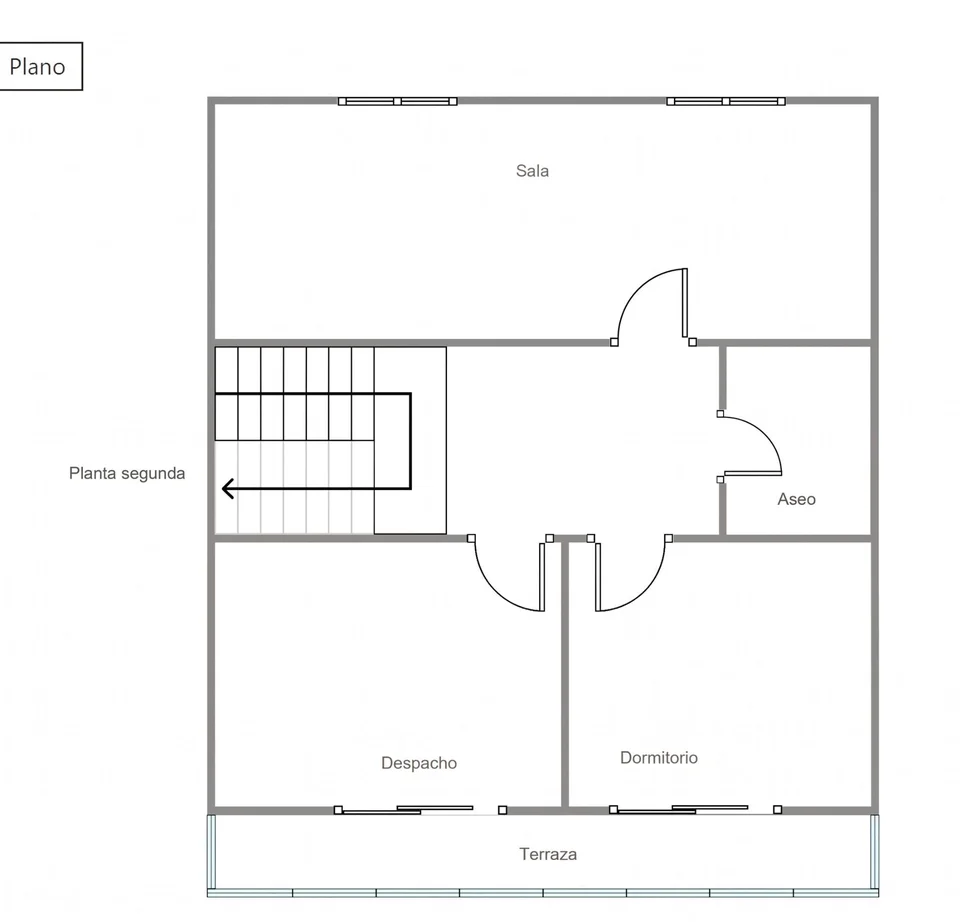 Casa adosada en el centro de Ares con terraza y vistas parciales al mar