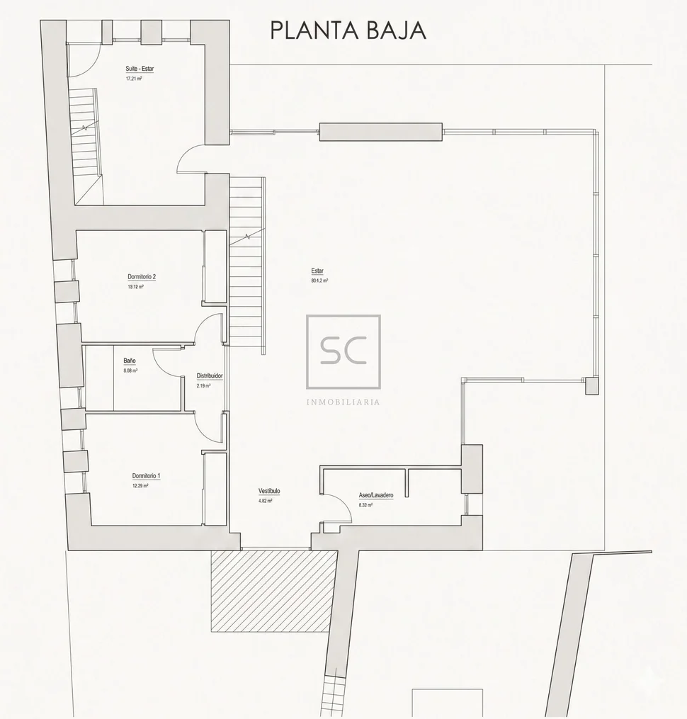 Finca rústica con edificación de piedra en San Sadurniño