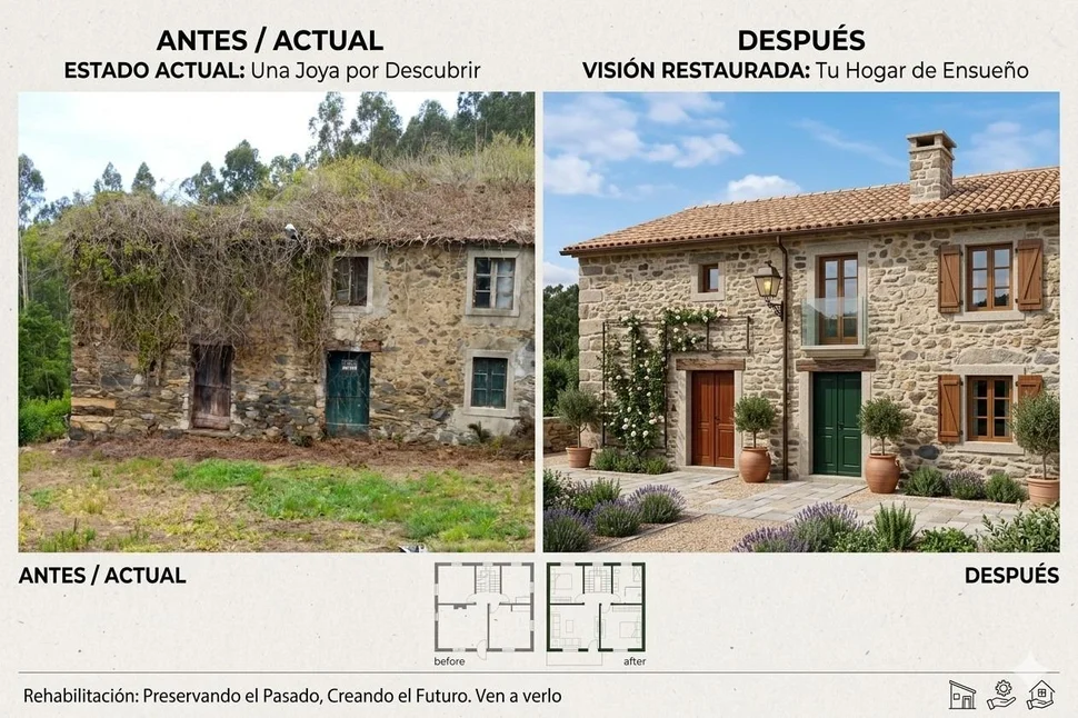 Casa para rehabilitar en Cerdido.