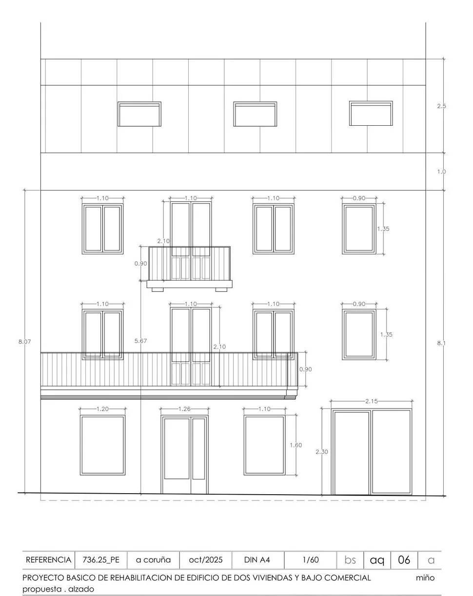 Inmueble para rehabilitar en el centro, miño