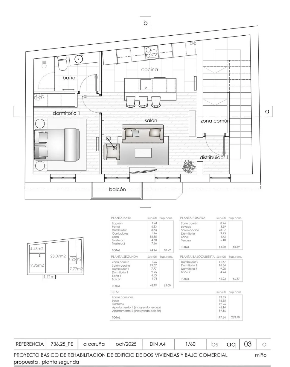 Inmueble para rehabilitar en el centro, miño