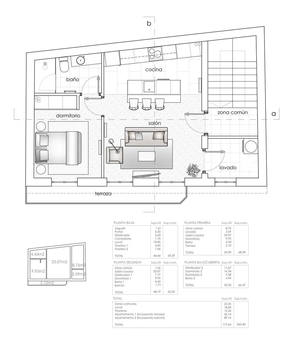 Inmueble para rehabilitar en el centro, miño