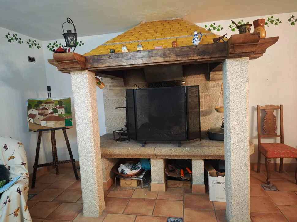 Casa de piedra con vistas a las ría en Vilarmaior