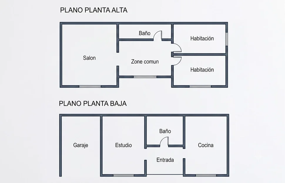 Casa con garaje y finca en San Román, Cedeira