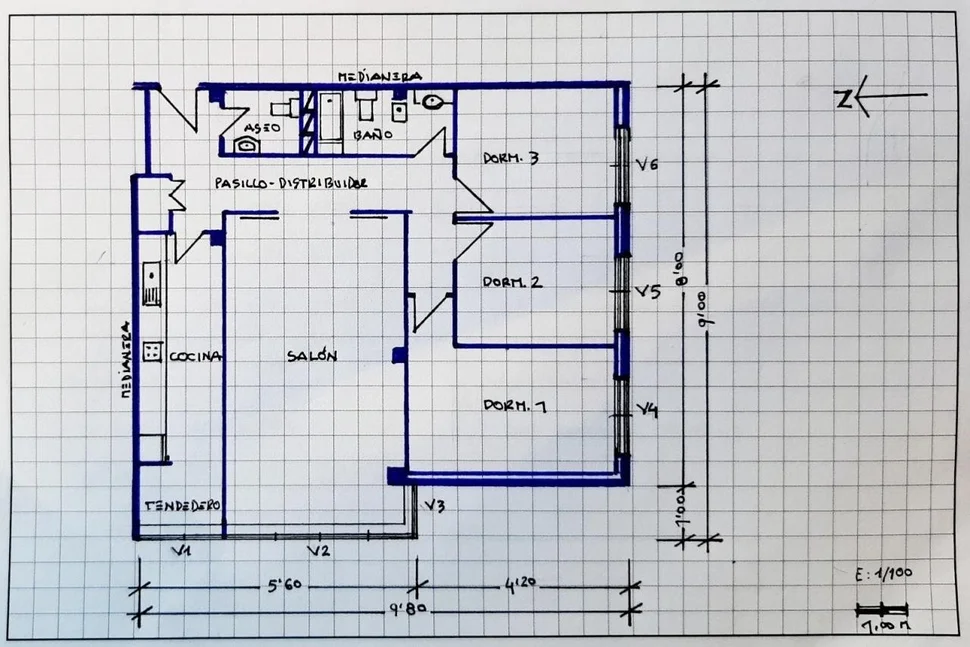 Se alquila piso en caranza