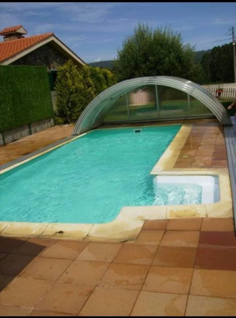 Chalet con piscina proximo a la costa en san bartolo, valdoviño