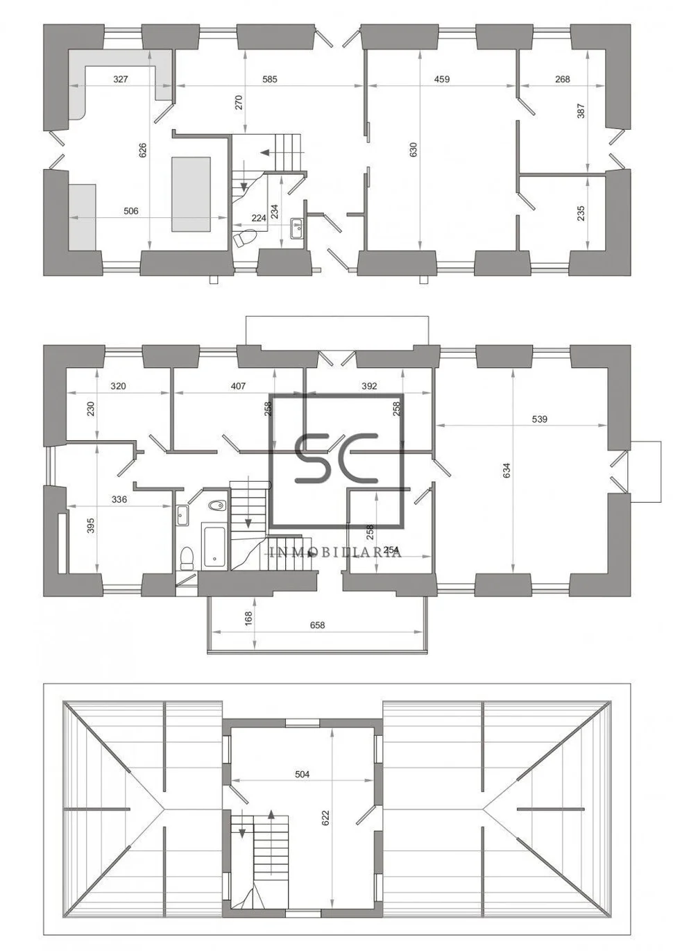Casa con galería y finca en osedo, sada