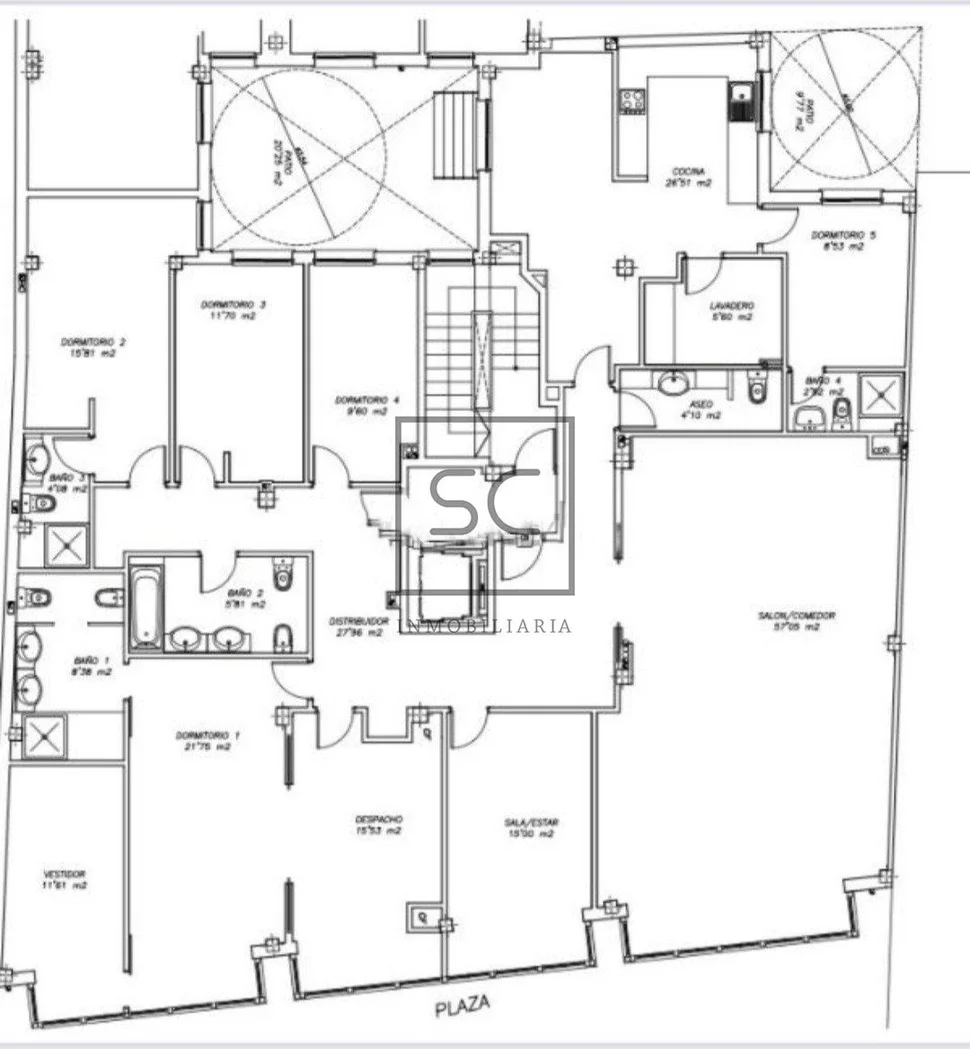 Amplio piso con dos entradas