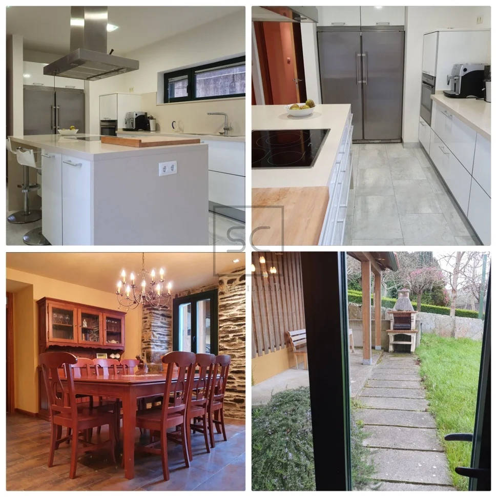 Casa con vistas a la ría de ferrol en barallobre, fene