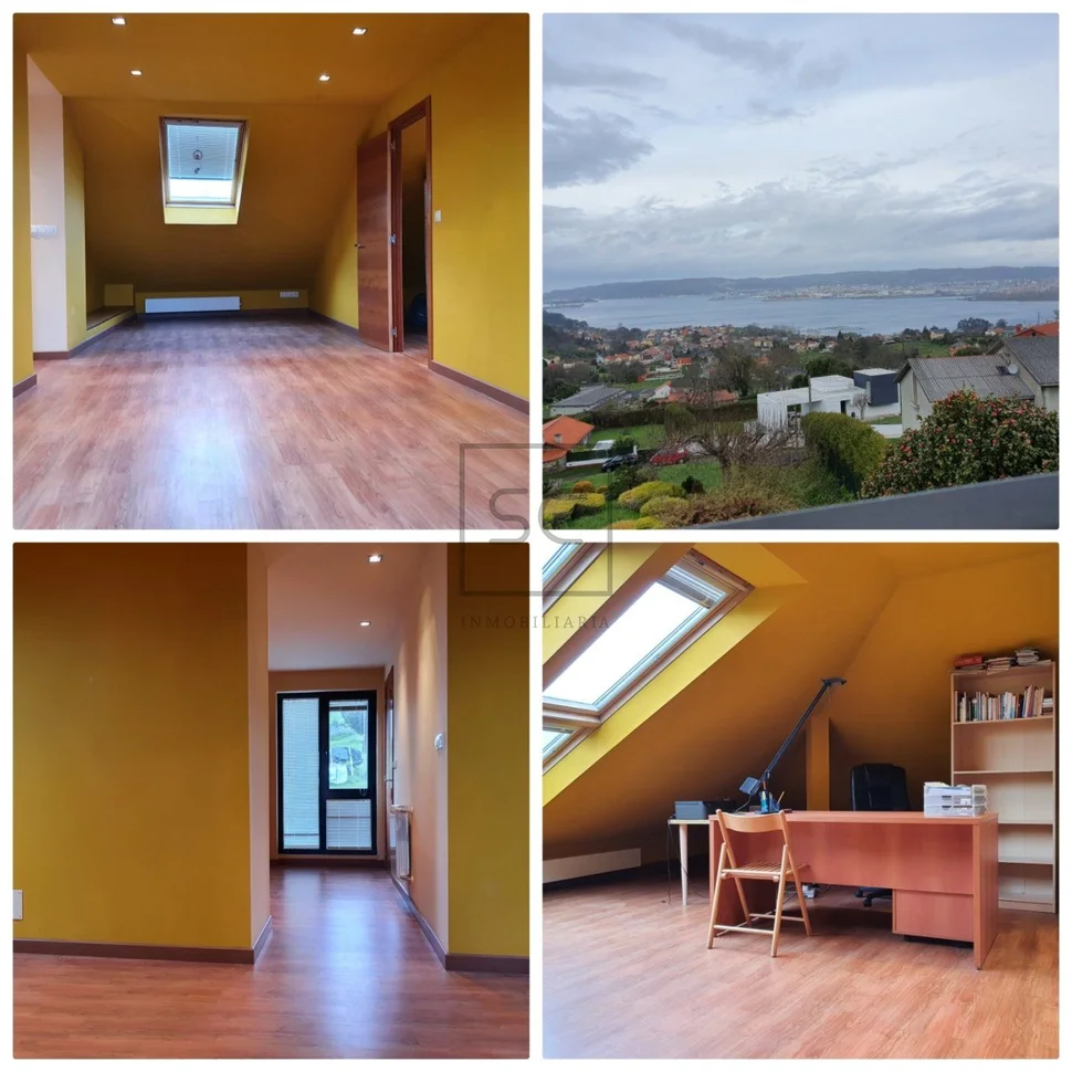 Casa con vistas a la ría de ferrol en barallobre, fene