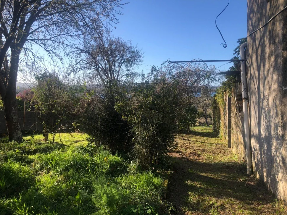 Adosado con espectacular finca en el centro de neda