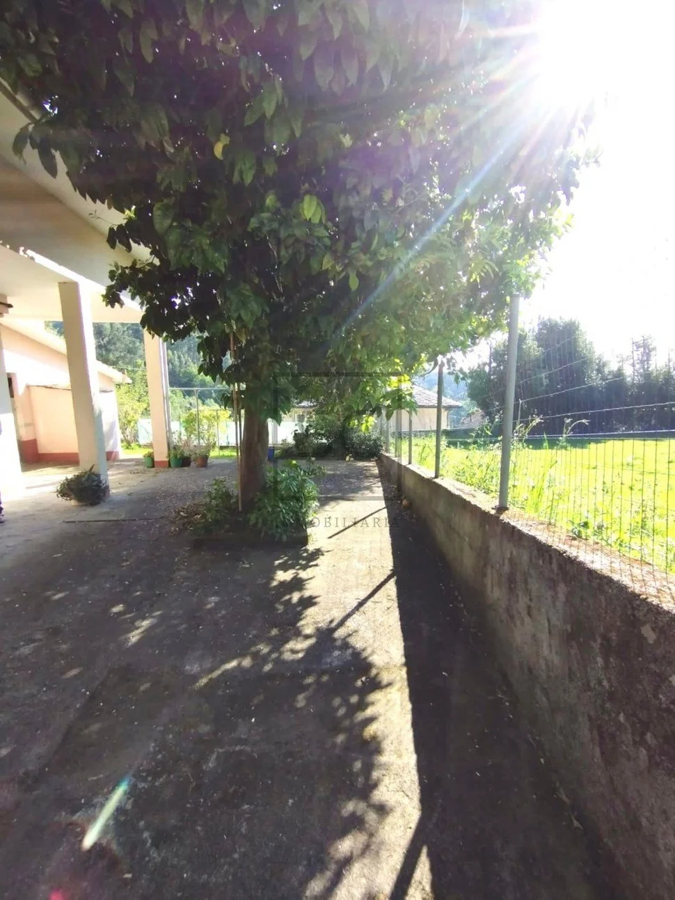 Casa de campo con terreno urbanizable y bodegas en fene