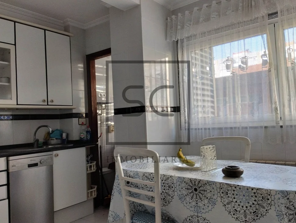 Amplio piso amueblado con garaje y ascensor en elviña, a coruña