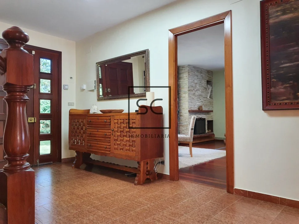 Chalet con piscina y finca en maniños, fene