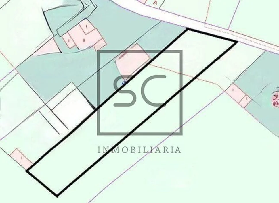 Terreno con parte urbanizable en narón