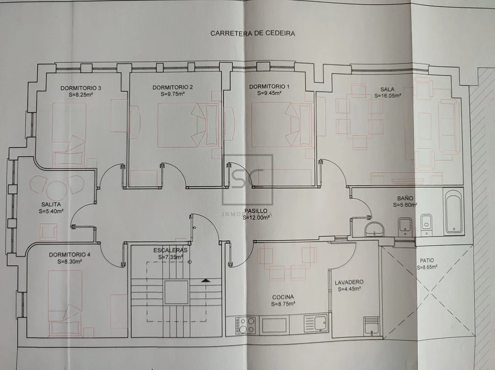 Amplio 2º sin ascensor en frexeiro, narón