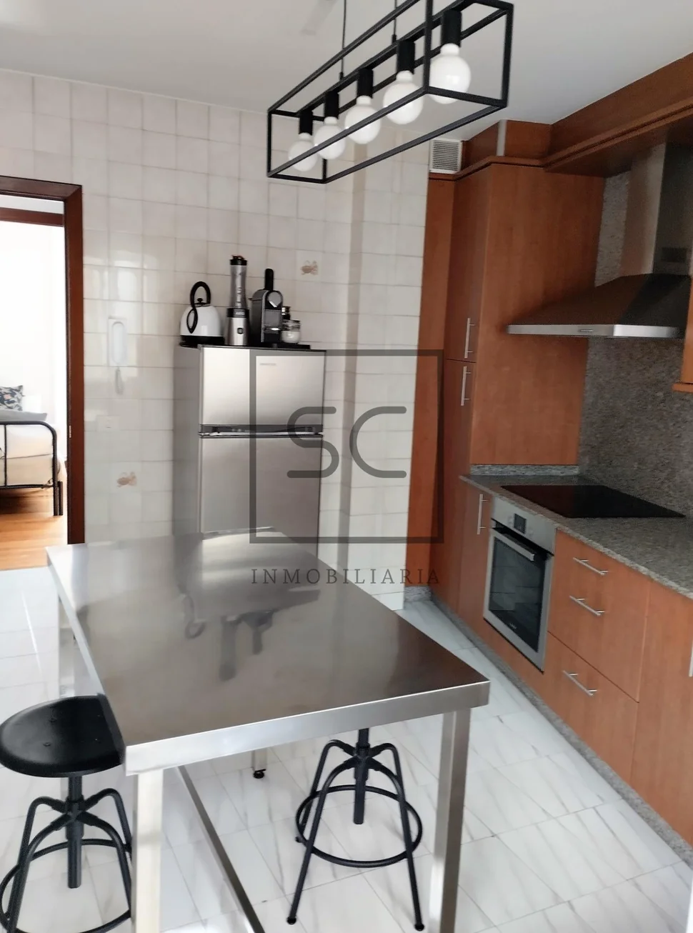 Amplio piso amueblado en santiago