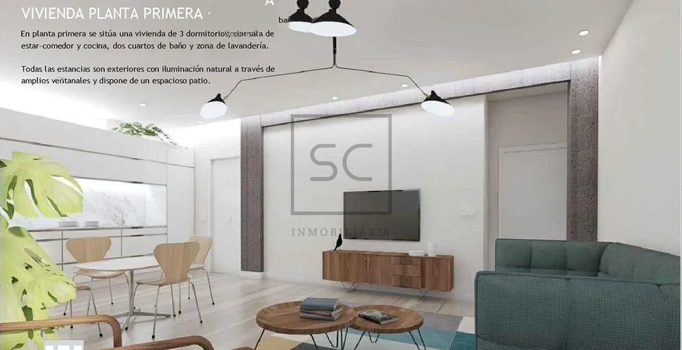 Piso con plaza de garaje, terraza y trastero en ferrol