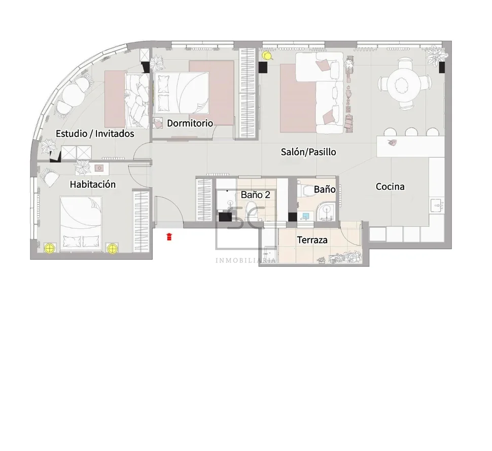 Elegante piso con ascensor en san juan ferrol