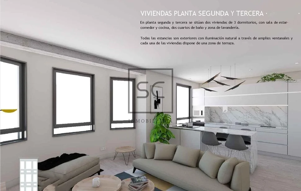 Piso con plaza de garaje, terraza y trastero en ferrol