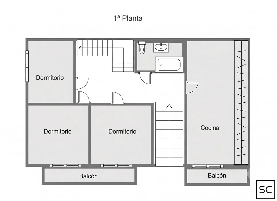 Casa de Pueblo para Reforma en A Graña (Ferrol)