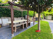 Chalet con piscina en cabañas