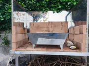 Chalet con piscina en cabañas