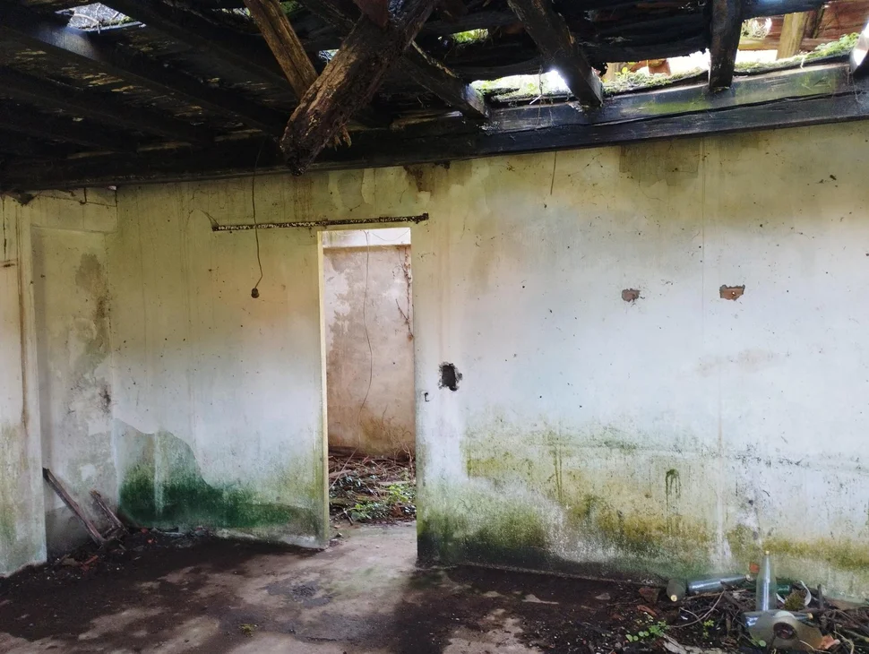 Casa para rehabilitar y gran finca en san román, cedeira